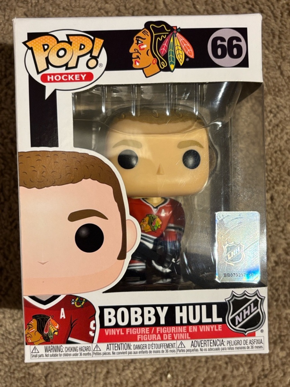 Funko Pop! in Box - Bobby Hull NHL Pop! Hockey